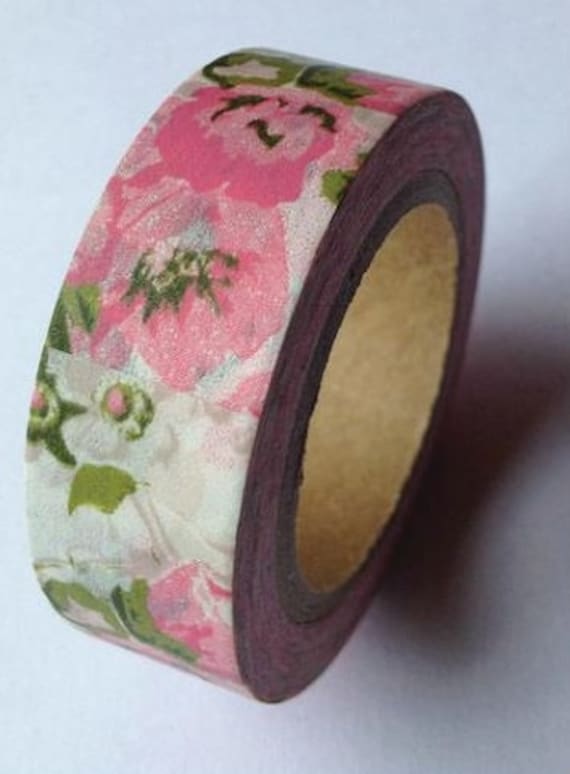 Antique Floral Washi Tape by on Etsy