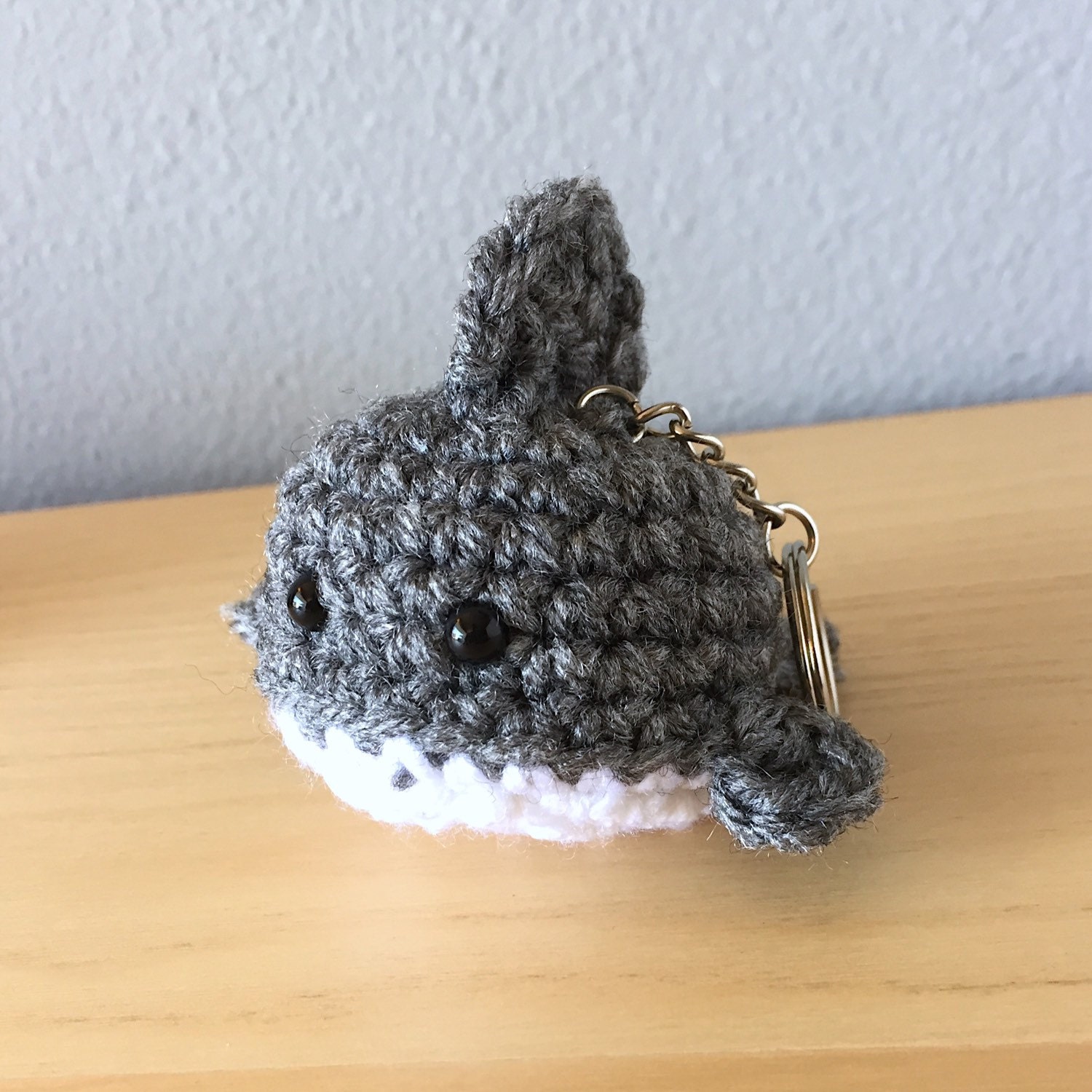 shark plush keychain