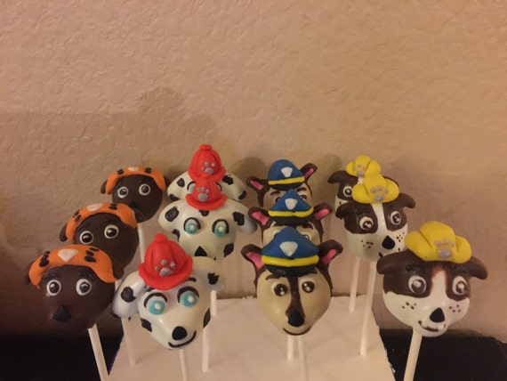 paw patrol cake pops ideas