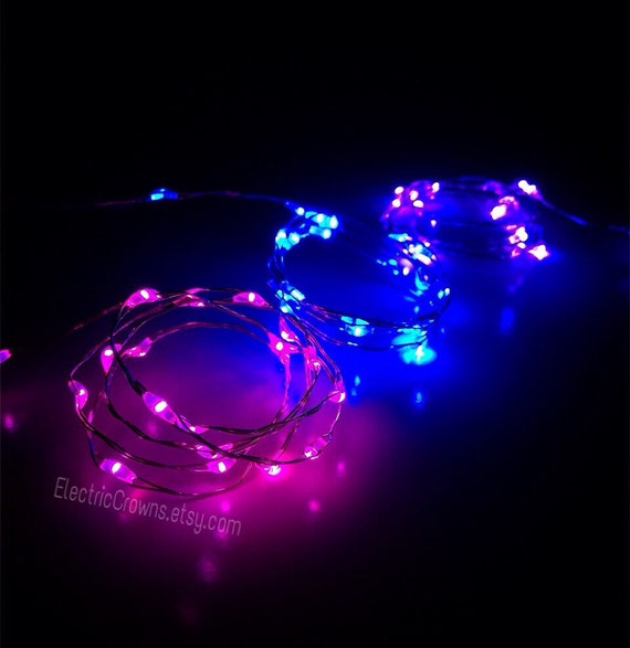 Led up flower  led  crowns flower headband, headband, flower Glow crowns diy flower crown, Led