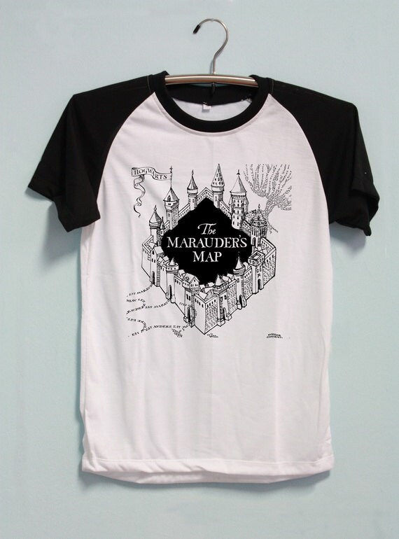 harry potter marauders map shirt