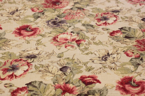 Drapery Upholstery Fabric Poppies 137 Antique Red By Covington Shabby Chic Vitage Look Rustic Linen Blend From Fabricbuzz On Etsy Studio Drapery Upholstery Fabric Poppies 137 Antique Red By Covington Shabby Chic Vitage Look Rustic Linen Blend From Fabricbuzz On Etsy Studio