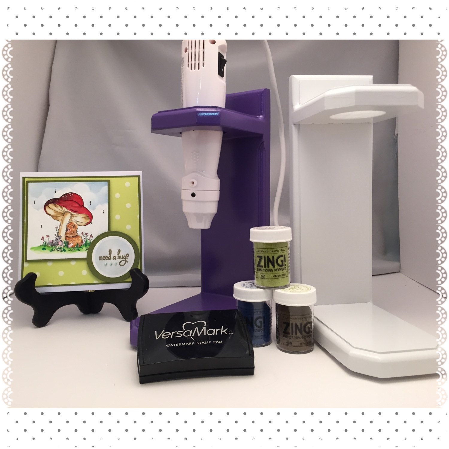 Embossing Heat Gun Holder Embossing tools by BellaDecoCreations