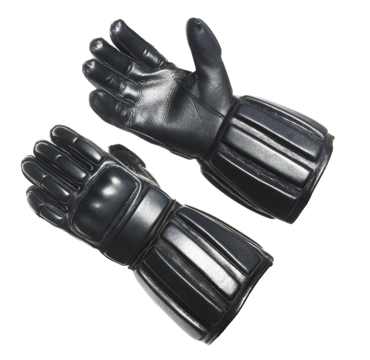 Leather Padded Sparring Gloves HEMA Gloves WMA by GoBack2History