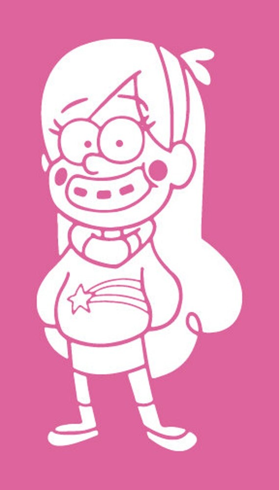 MABEL PINES Vinyl Decal Gravity Falls