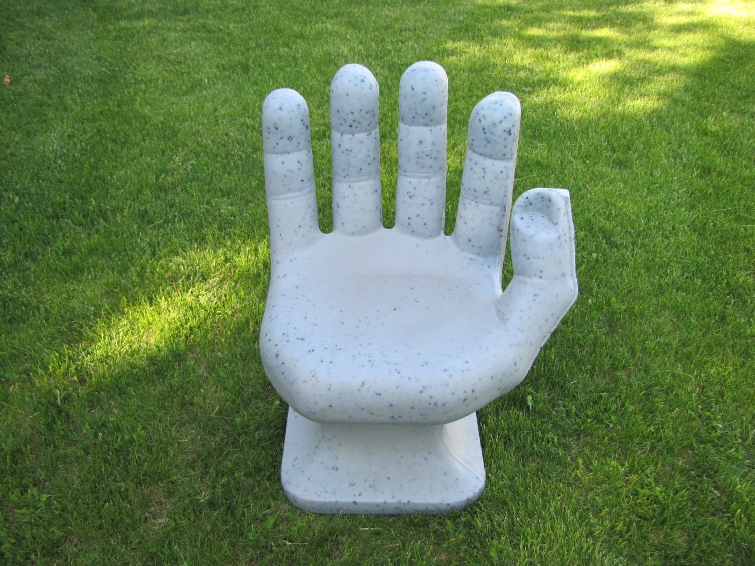 Vintage RMIC Hand Chair Plastic Hand Chair Giant Hand Chair