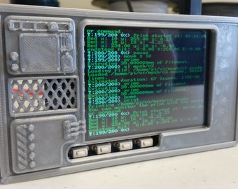 3D Printed Piboy 2000 Raspberry Pi 2 Model B/Pi 3 Case Kit