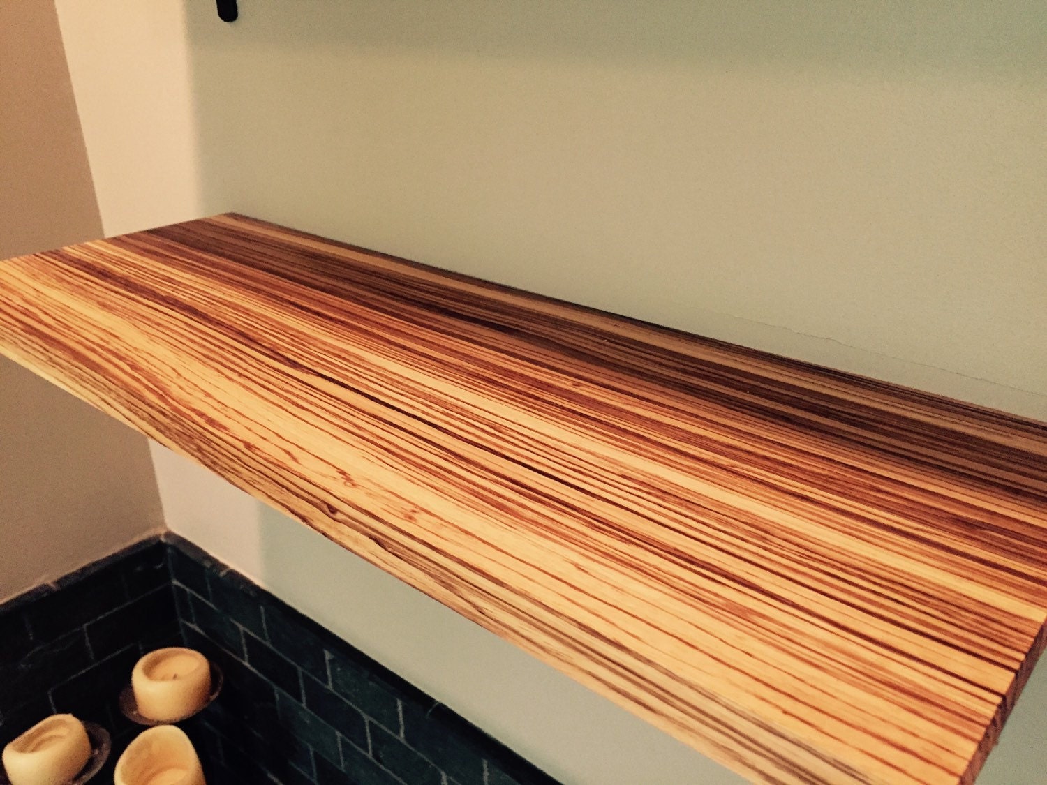 Shelf Exotic Zebrawood