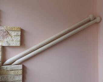 Knitting Needles, Giant Knitting Needles, Huge Needles, Wooden Knitting Needles, Big Needles, Giant Wooden Knitting Needles