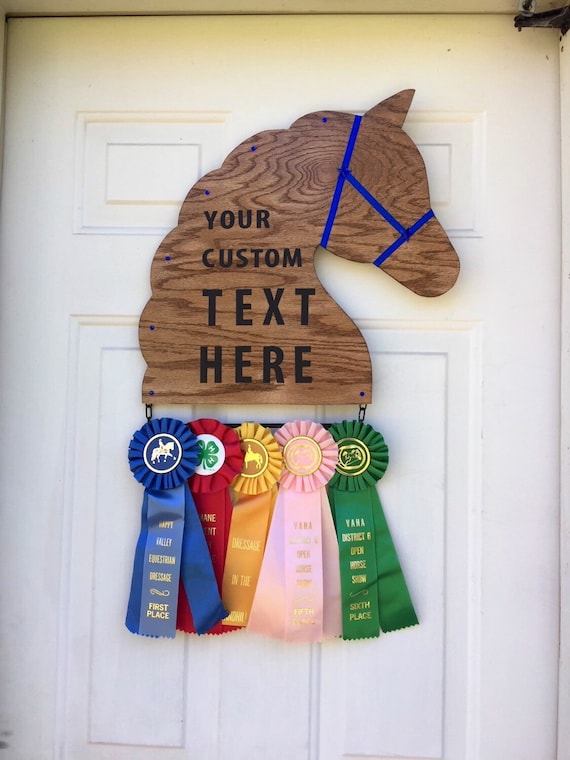Customized Horse Show Ribbon Display /Award 1 by CherryEquine