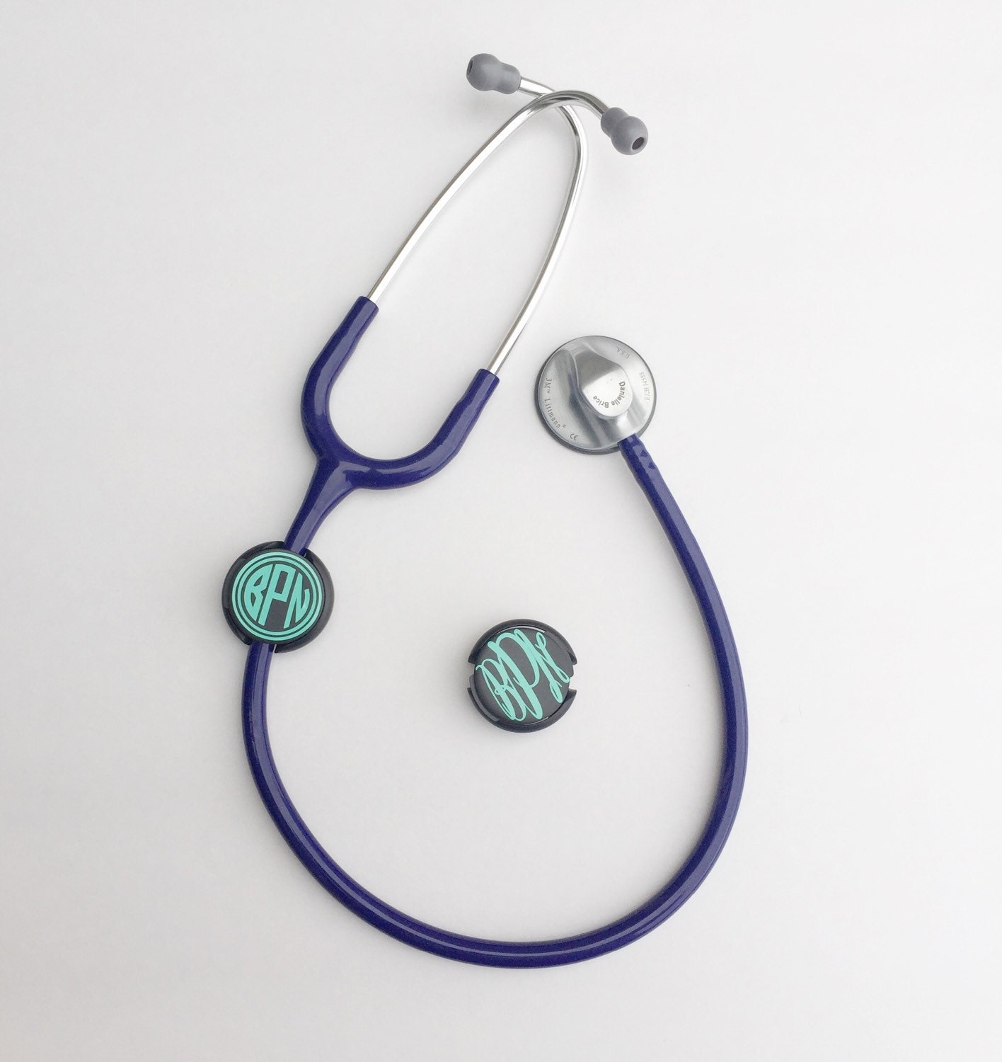 Monogram Stethoscope ID Badge