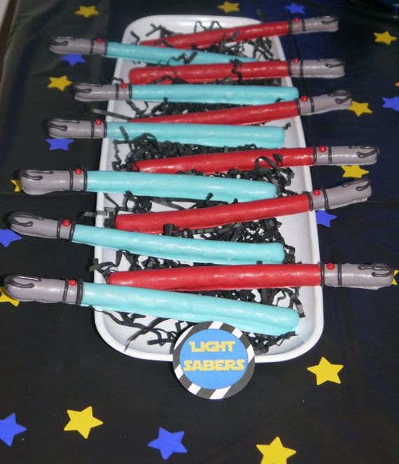 Lightsaber Light Saber Pretzel Sticks by TheMadPlatterKitchen