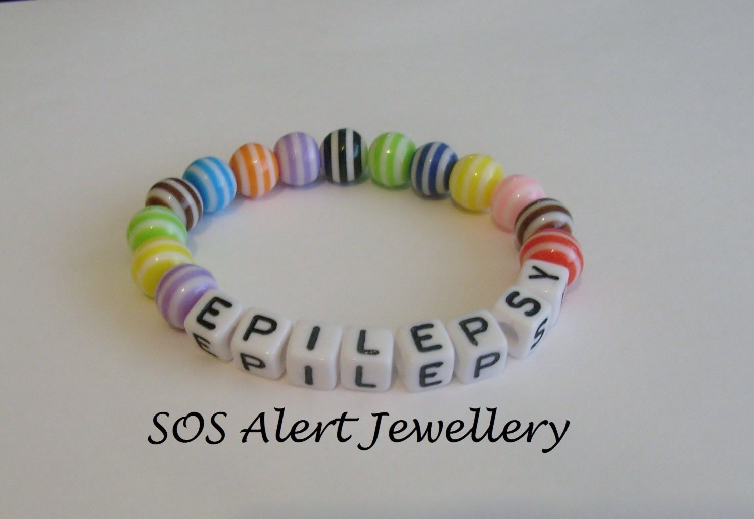 Medical Alert ID Bracelet. Kids Emergency Alert Elasticated