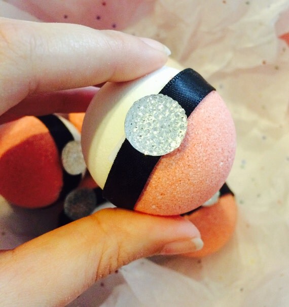 2.5 3 oz Pokeball Bath Bombs with Pokemon by MADlECAKES on Etsy