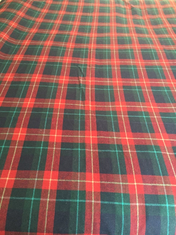 Plaid Holiday Tablecloth