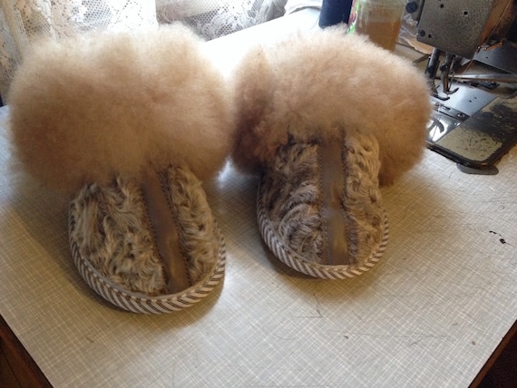 handmade female slippers