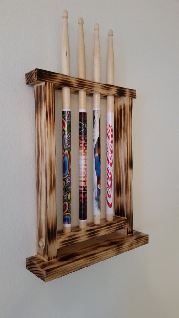 Items similar to Drum Stick Display, Drumstick Holder , Holds 4 sticks