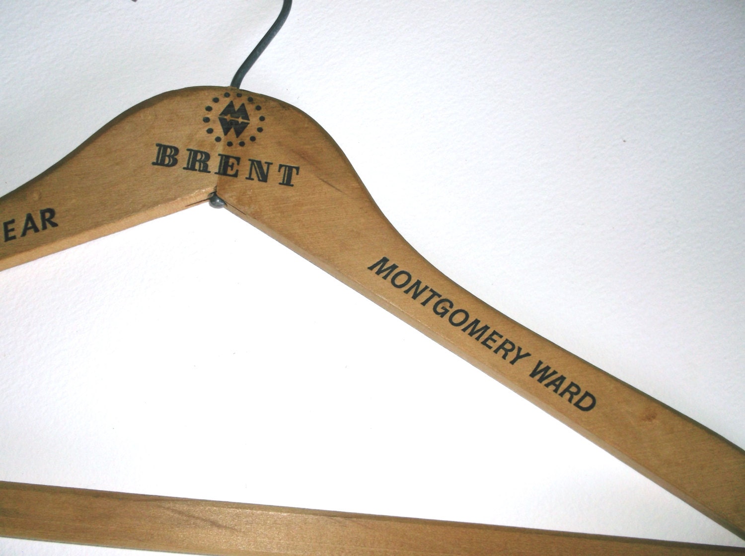 MONTGOMERY WARD BRENT ビンテージ木製ハンガー