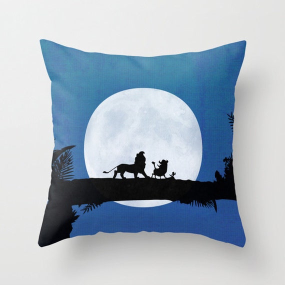 Items similar to hakuna matata, simba, lion king. throw pillow with