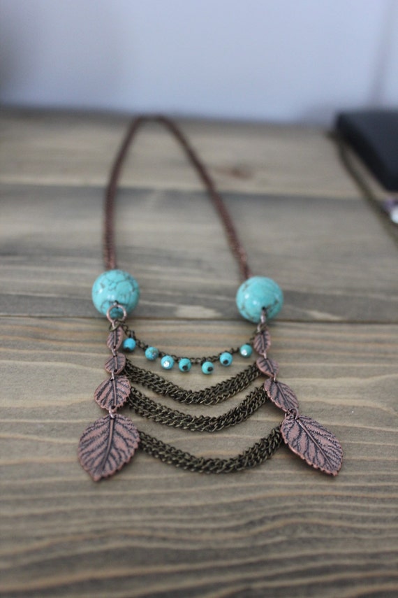 Boho Necklace Boho Jewelry by HHRusticJewels on Etsy