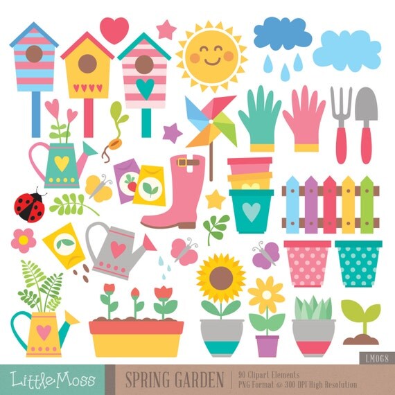 spring garden clip art - photo #6