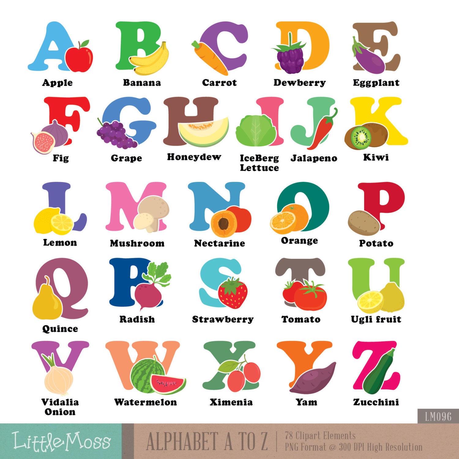 A-z Alphabet With Pictures