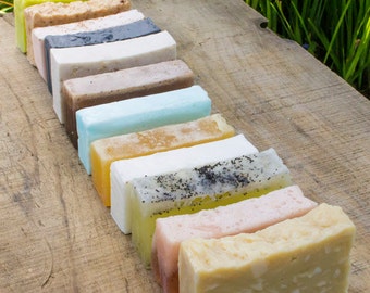 4 Glycerine Soap Bars Mix and Match Handmade Soap Homemade