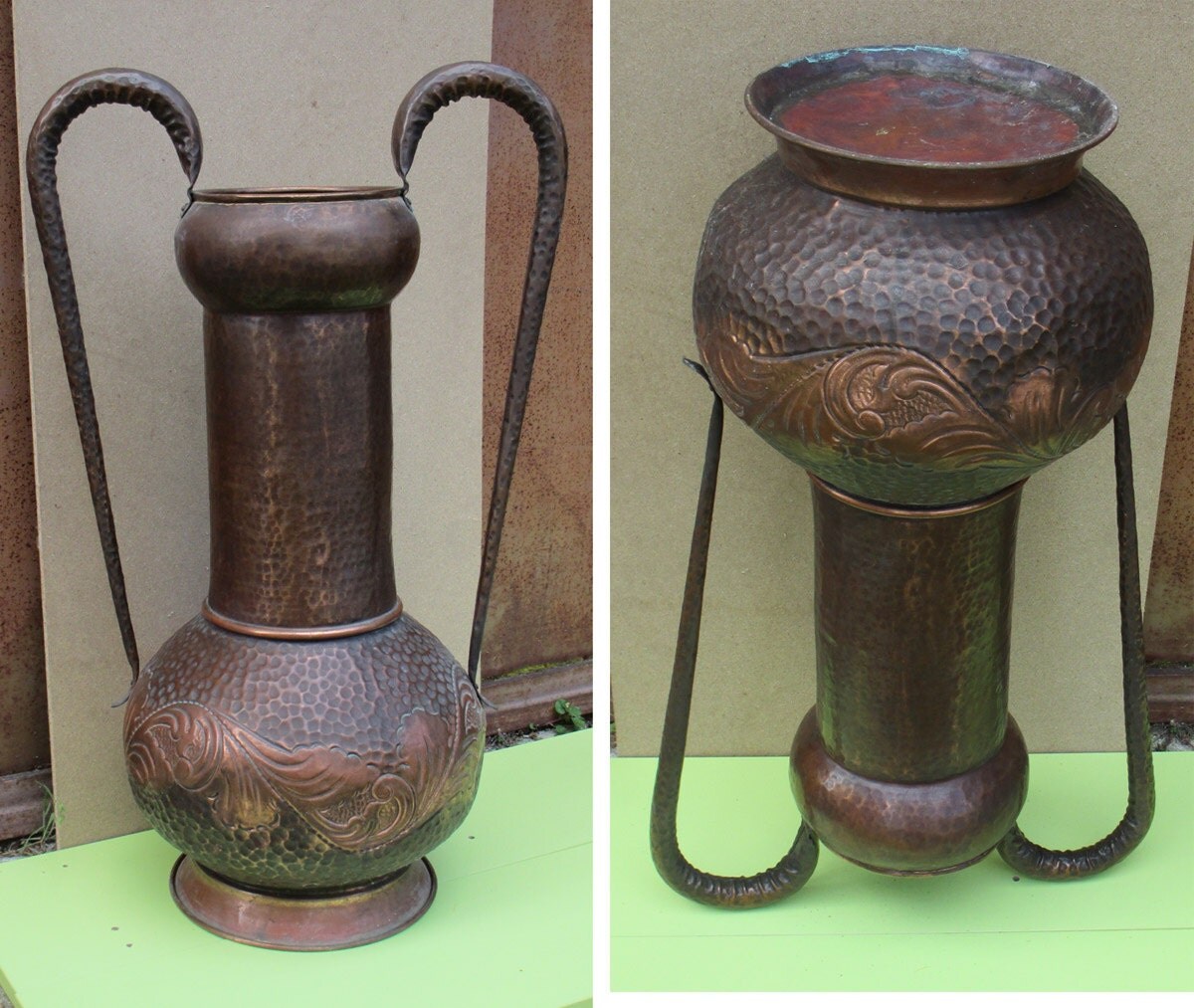 Beautiful vintage copper umbrella stand by AntichiSegreti on Etsy