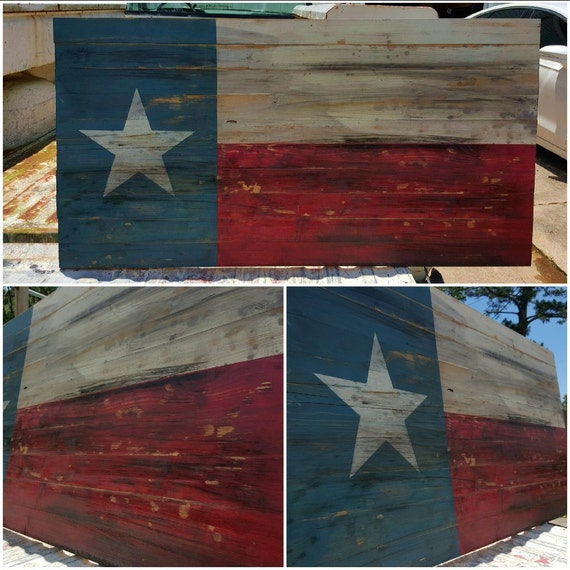Aged/Distressed Wooden Texas Flag by LoneStarArtisanWorks on Etsy