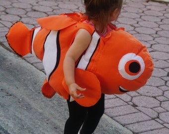 Nemo like fish costume baby to adults, kids costumes