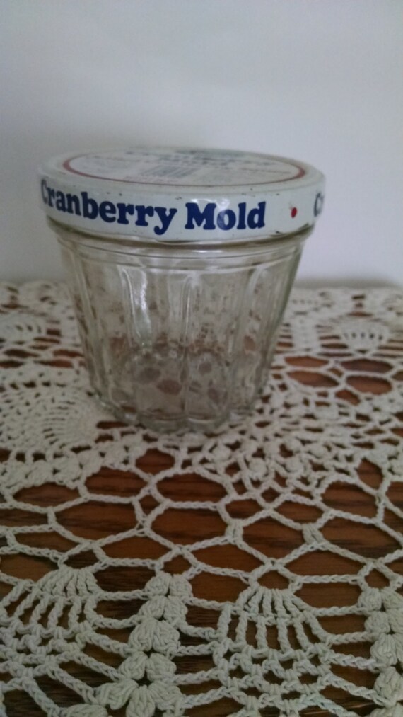 Vintage glass jello mold. 1950's clear glass, fun, fun.