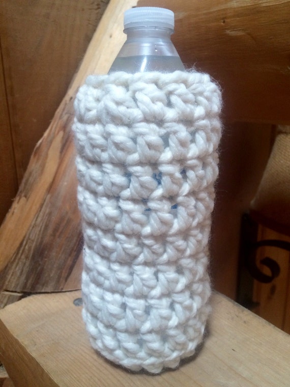 Crocheting Pattern Water Bottle Cozy Koozie by TheAutumnAcorn