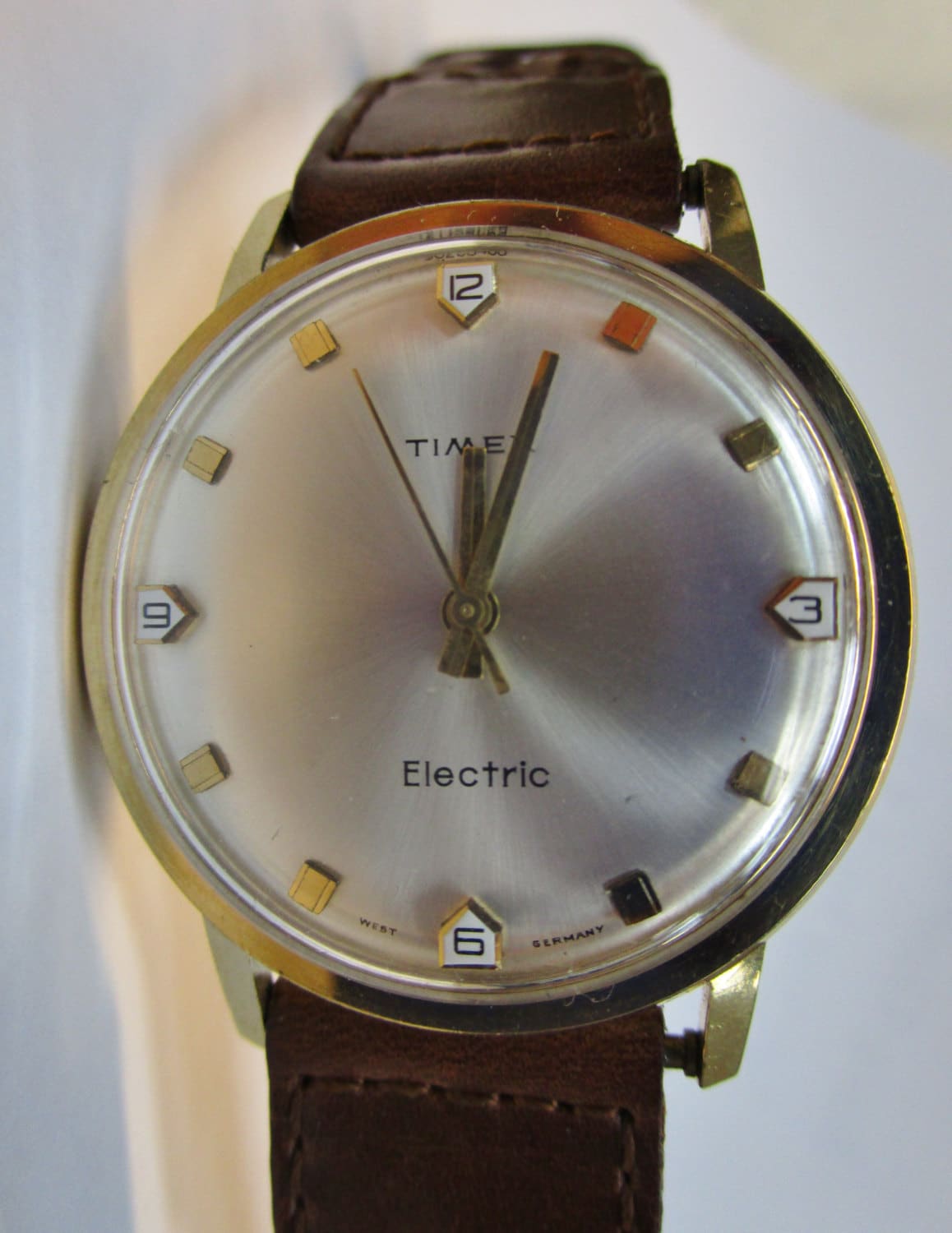 Timex Electric Watch made in W. Germany by JohnsonJewelersFinds