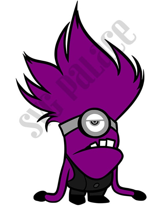 Purple Minion SVG
