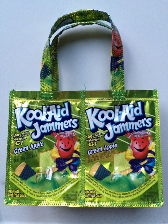 Items similar to Small KoolAid Jammers Purse Green Apple on Etsy