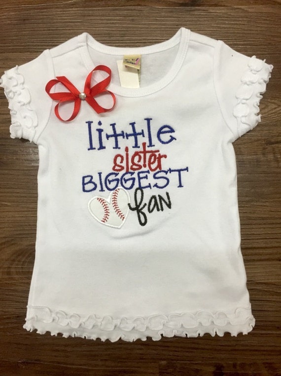 cute baseball shirts for sisters