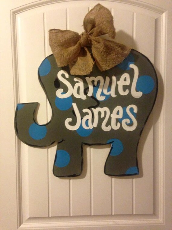 Baby Boy door hanger