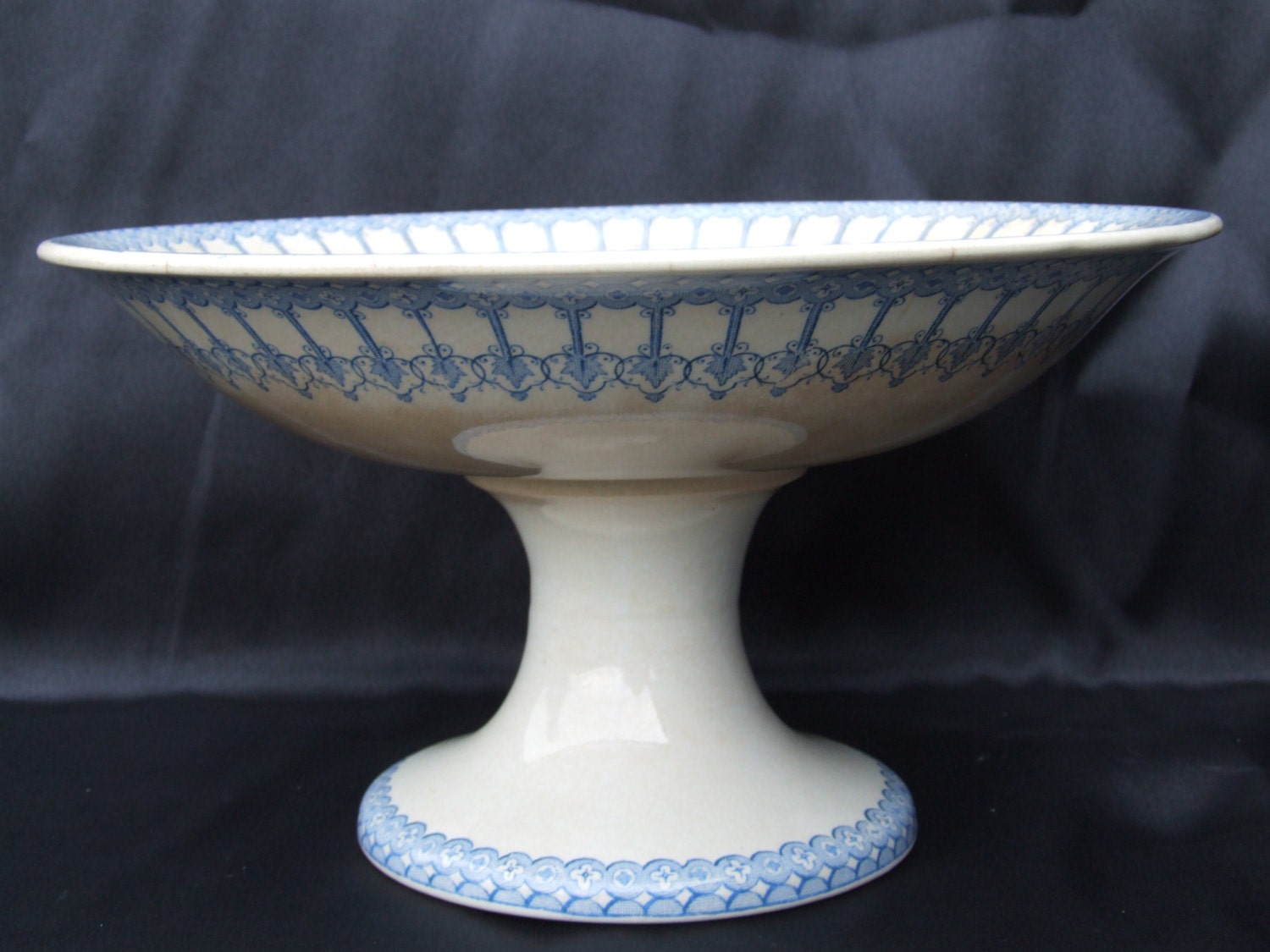 Large Vintage French Compote Dish / Cake by VintageRetroOddities