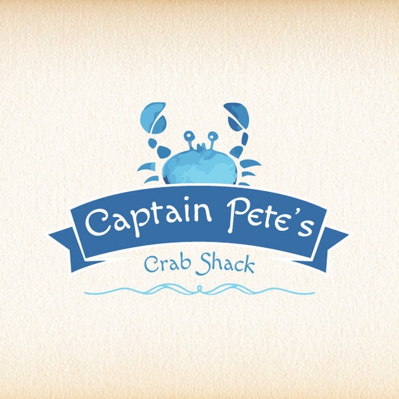 Crab Logo Seafood Logo Crab Shack Logo Restaurant Logo