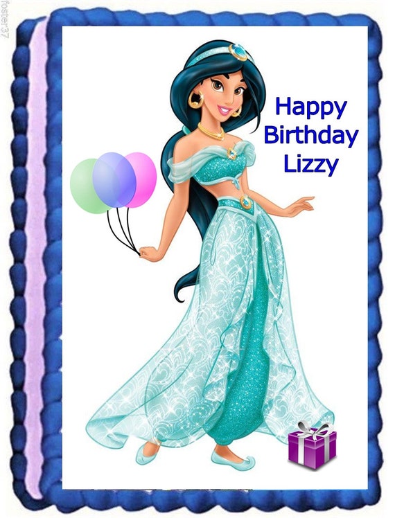 Download Princess Jasmine edible cake toppers birthday by PrintFanci