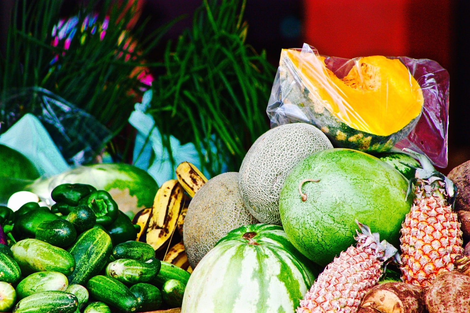 Photograph of Tropical Caribbean VEGETABLES by MilesAndMemories
