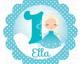 Frozen Birthday Shirt Iron On Transfer Personalized FREE