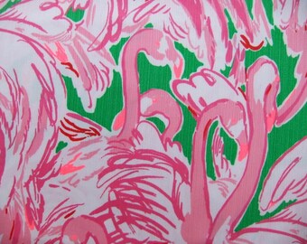 Lilly Pulitzer Fabric Pink Colony Cotton Dobby