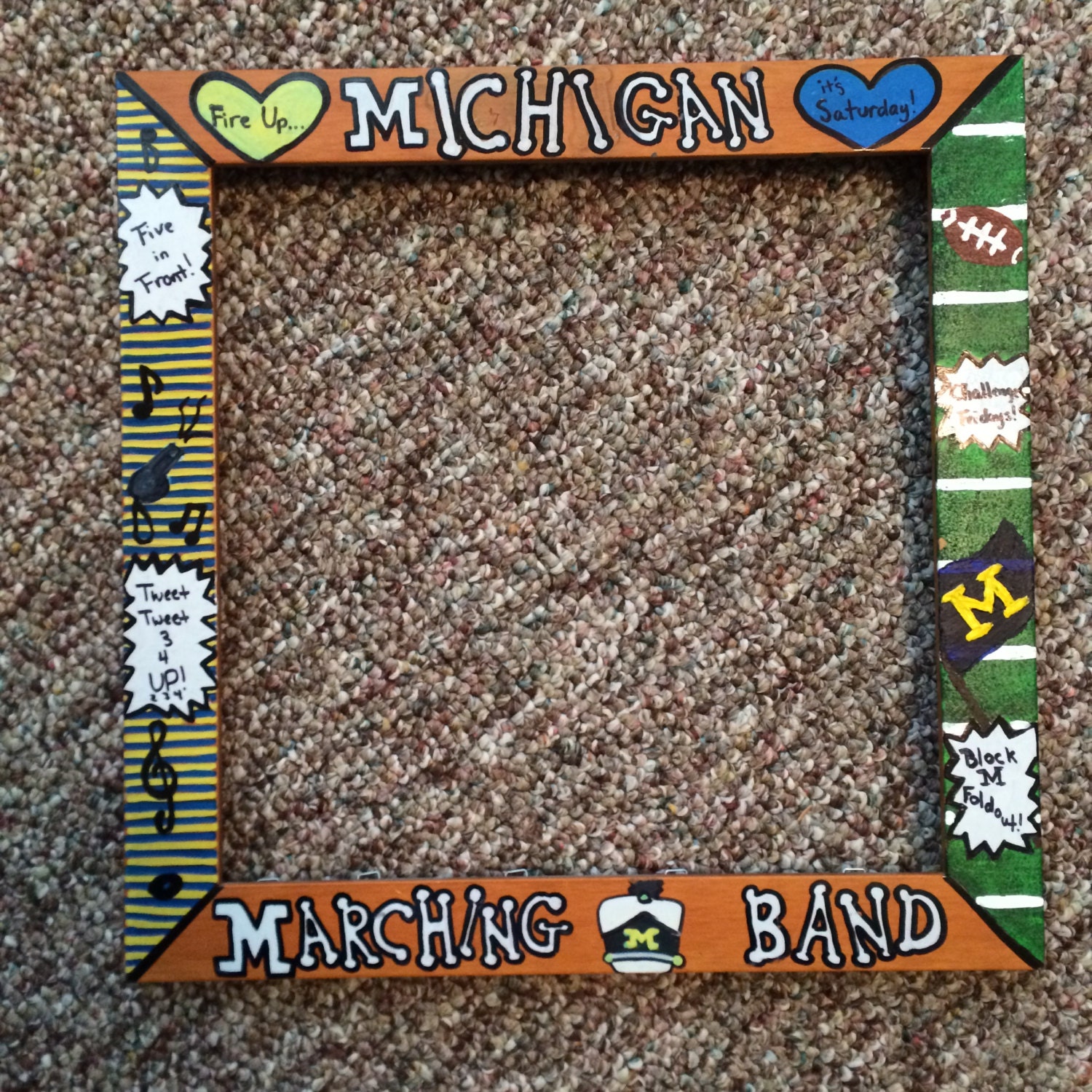 Marching Band Picture Frames by MarlenaMakes on Etsy