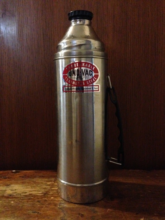 Vintage UNOVAC Stainless Steel Thermos