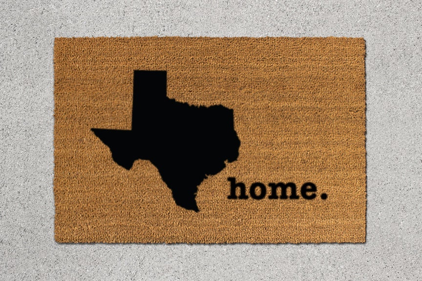 Texas Doormat Texas Door Mat Texas Mat Texas State