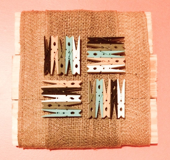 Items similar to Clothespin Wall Art on Etsy