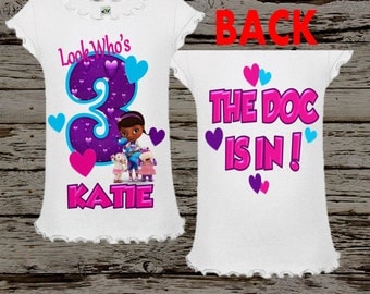 Doc McStuffins Birthday Shirt - Doc Mcstuffin Birthday Shirt