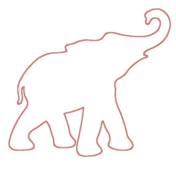 Download Bama Elephant Silhouette Studio File