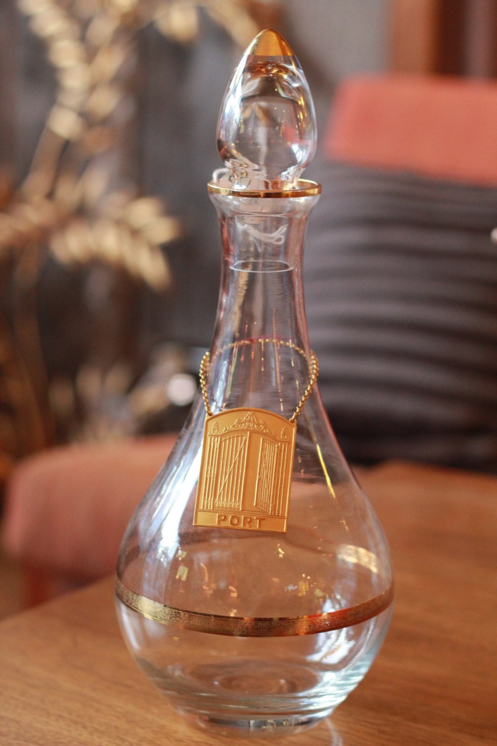 Port Vintage Glass Decanter Haute Juice